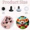100PCS 10mm Moon Safety Eyes with Washers for Amigurumi, Crochet Dolls, and Plush Animals